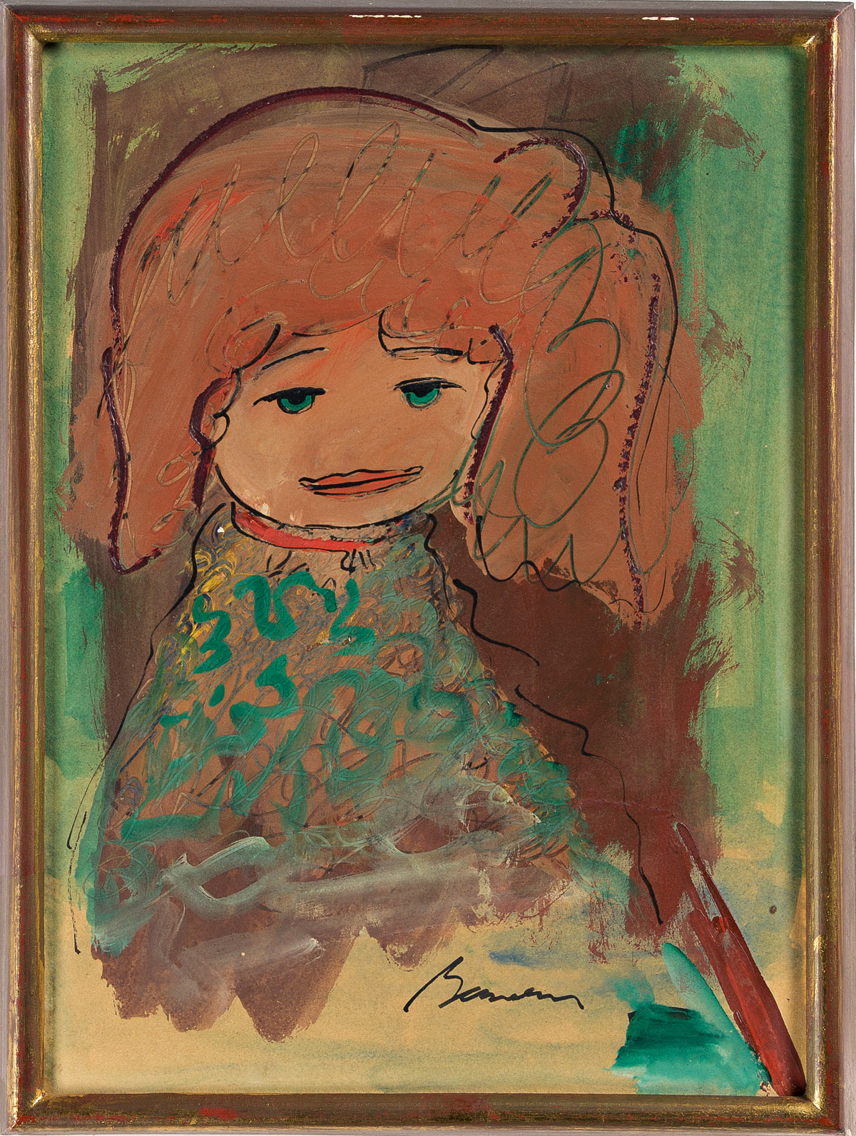 LUDWIG BEMELMANS (1898-1962) The Red-Headed Girl.
